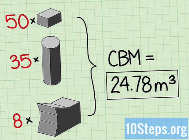 Cómo calcular el volumen de un paquete en metros cúbicos