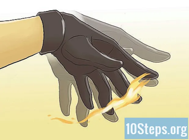 كيف تصنع النار في يدك