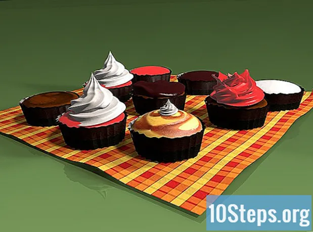 カップケーキを飾る方法