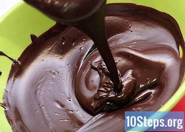Cómo derretir gotas de chocolate