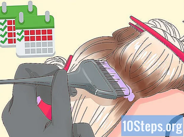 茶色の髪をブリーチする方法
