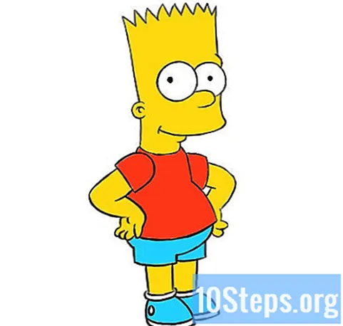 Hvordan man tegner Bart Simpson