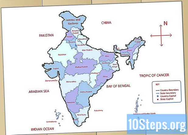Come disegnare la mappa dell'India