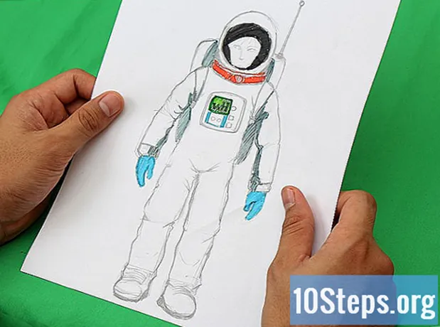Hvordan man tegner en astronaut