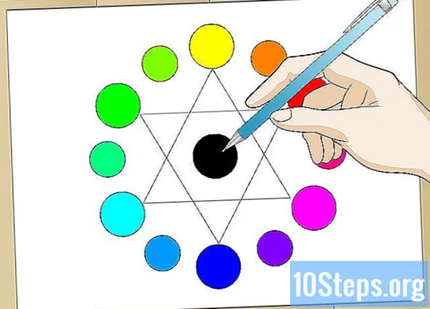 Hoe een kleurencirkel te tekenen