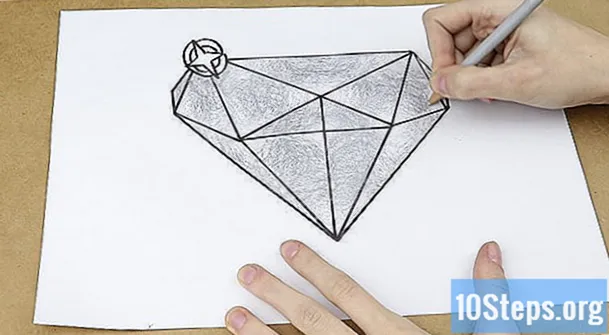 Hvordan tegne en diamant