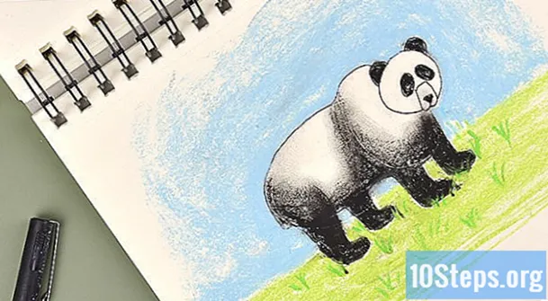Как да нарисувате панда