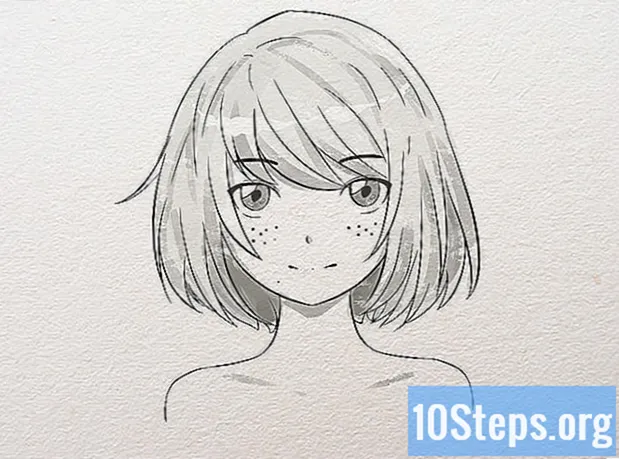 Hvordan tegne et anime-ansikt
