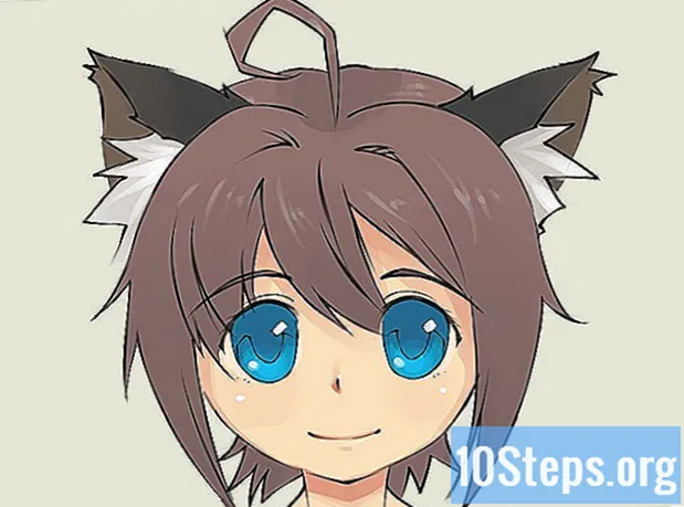 Bagaimana Menggambar Gadis Kucing Anime