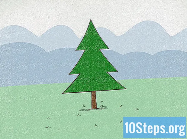 Bagaimana Menggambar Pohon Sederhana