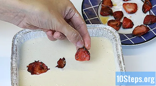 イチゴを脱水する方法