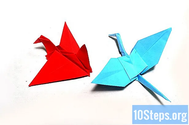 Как да направим птици оригами