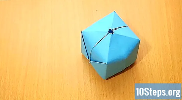วิธีทำลูกโป่ง Origami