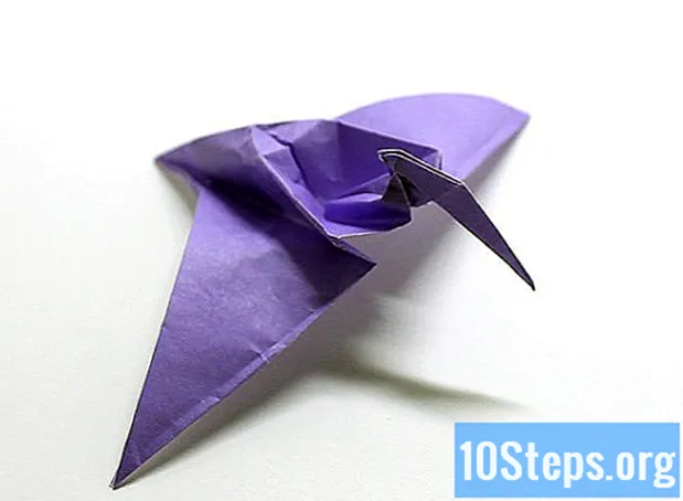 Hur man gör en origami-dinosaurie - Encyklopedi
