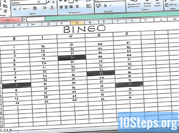 Excel 2007에서 빙고 게임을 만드는 방법