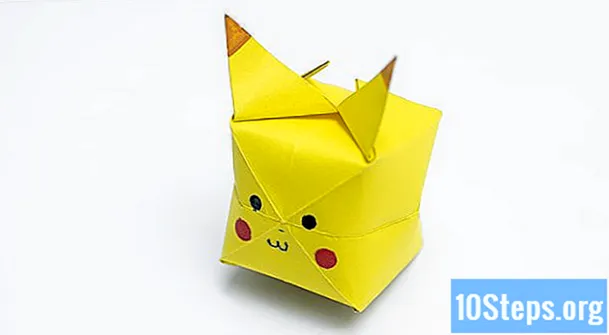 Jak si vyrobit Pikachu Origami