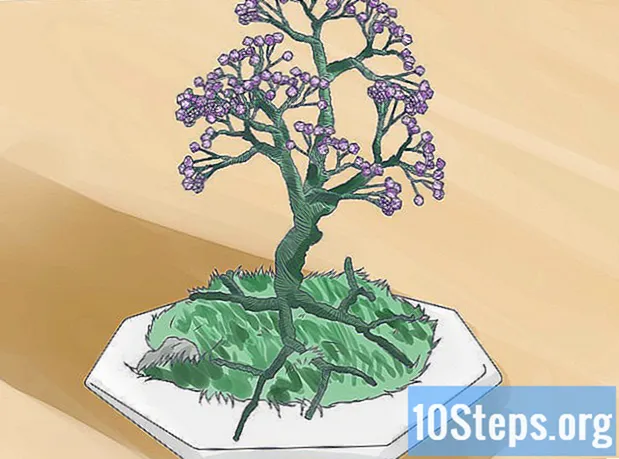 Hur man gör ett dekorativt träd med tråd och stenar - Encyklopedi