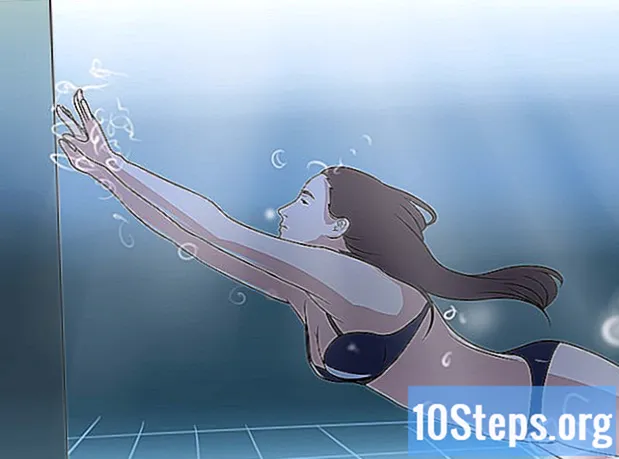 วิธีการจมอยู่ใต้น้ำในสระว่ายน้ำ