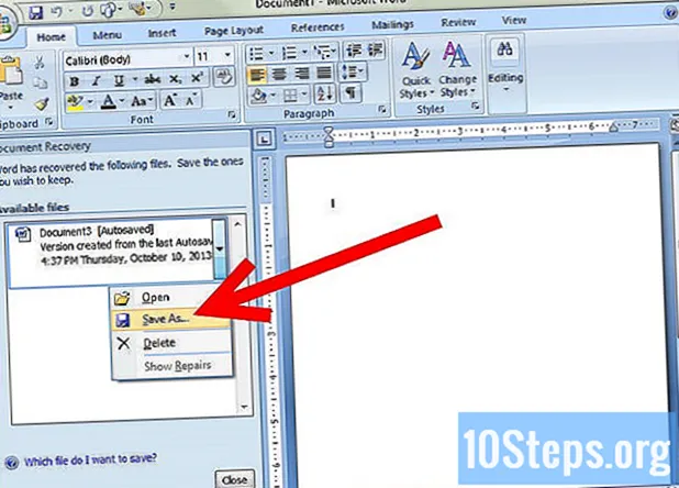 Microsoft Word 2007에서 자동 저장을 활성화하는 방법