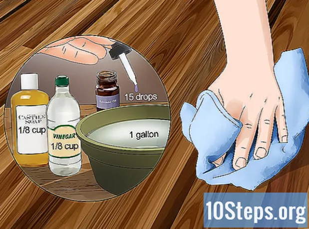 酢で木の床をきれいにする方法