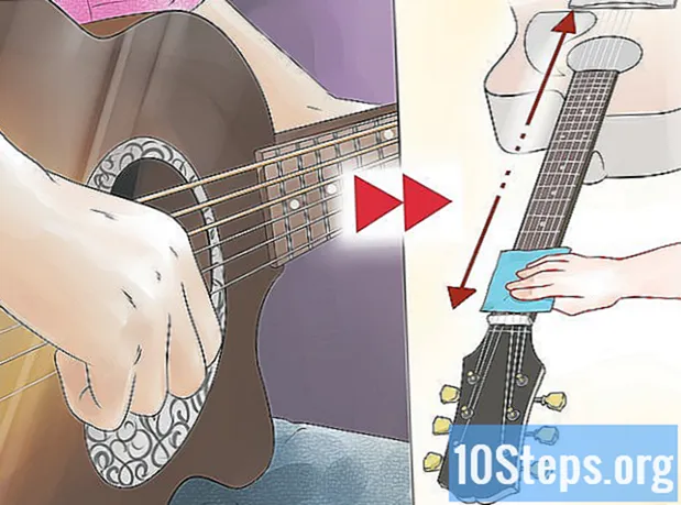 Hvordan rense strengene til en gitar