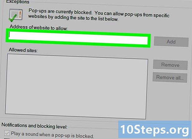 Hvordan aktivere popup-blokkering