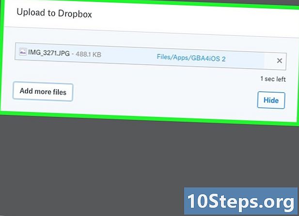 Cara menambahkan file ke Dropbox