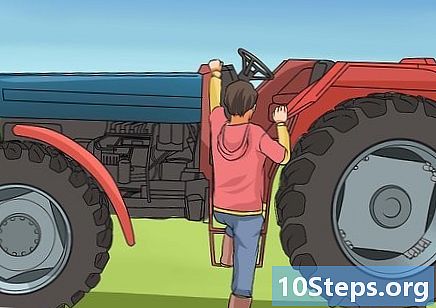 Wie man einen Traktor fährt