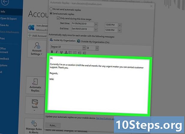 Com configurar un missatge d’absència automàtica a Microsoft Outlook