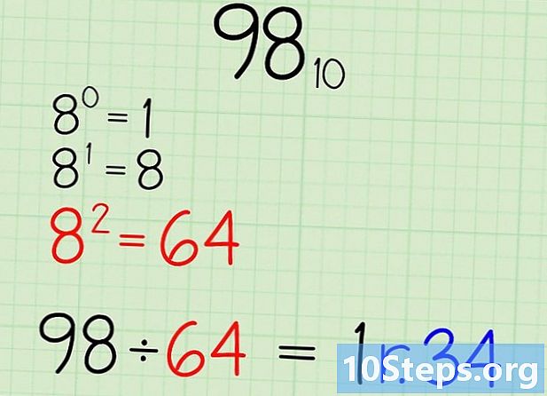 Bagaimana untuk menukar nombor dari asas 10 ke nombor dari asas 8