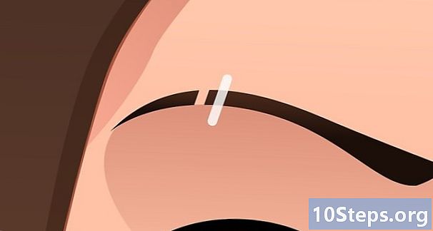 Como criar fendas nas sobrancelhas