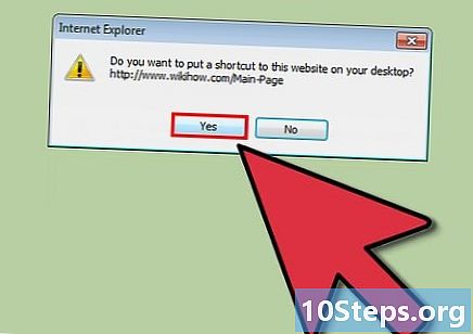 Sådan opretter du en genvej til et specifikt sted på dit skrivebord fra Internet Explorer 9-browseren - Hvordan
