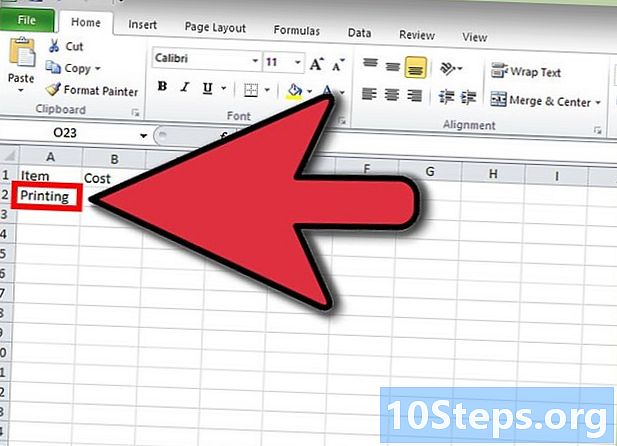 Een spreadsheet maken in Excel