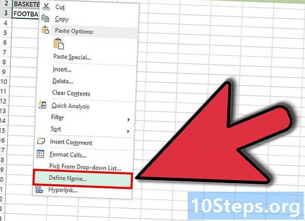 Como criar uma lista suspensa no Excel