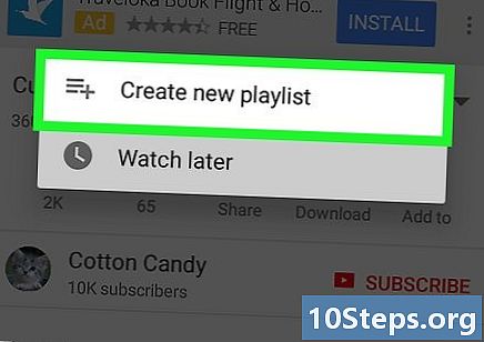 كيفية إنشاء قائمة تشغيل جديدة على يوتيوب
