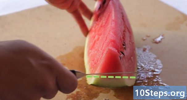 Sådan skæres en vandmelon - Hvordan