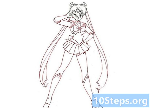 Bagaimana untuk menarik watak Sailor Moon