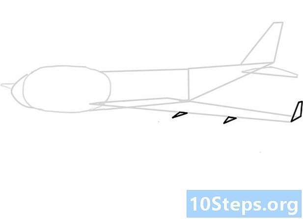 Как да нарисуваме самолет