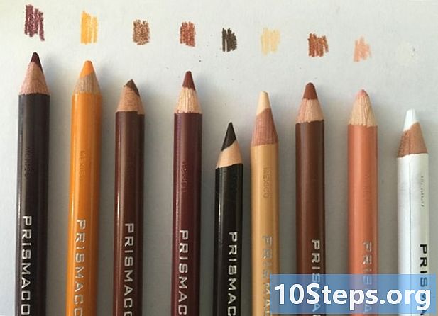 Cum să atragă un ochi cu creioane colorate