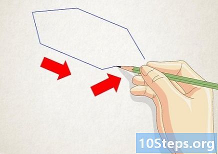 Hvordan man tegner et sekskantet prisme