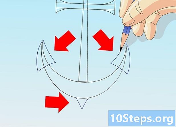 Como desenhar uma âncora - Como