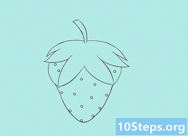 Hvordan tegne en jordbær - Hvordan