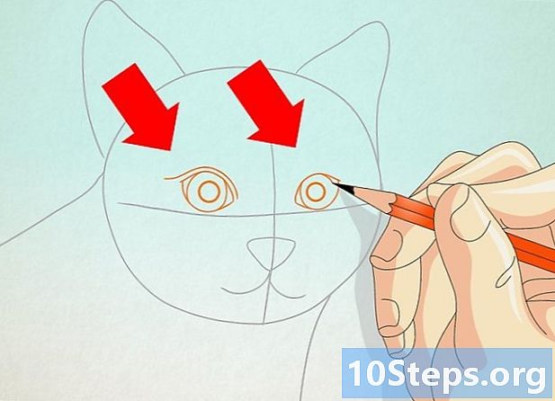 Как да нарисувате котешка глава
