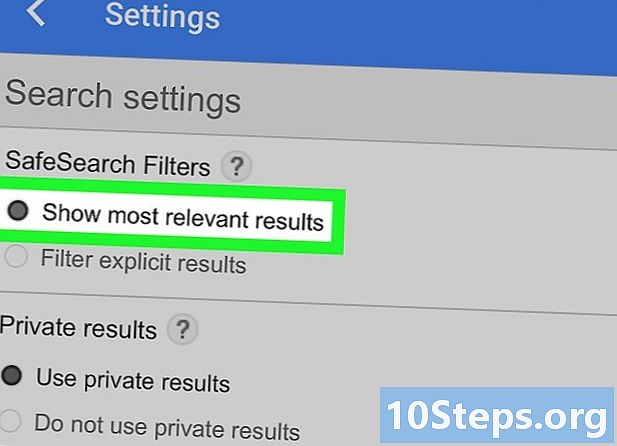 Como desativar o Google Safesearch