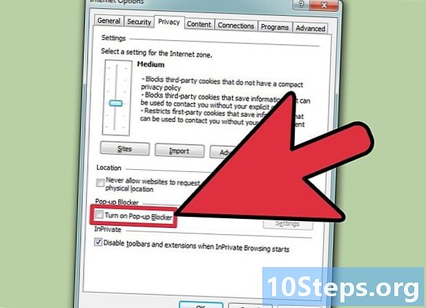 Internet Explorer에서 팝업 차단기를 비활성화하는 방법