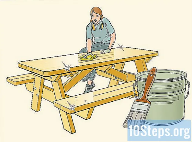 วิธีสร้างโต๊ะปิกนิก