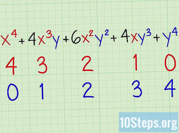 پاسکل کے مثلث کے ساتھ (x + y) ulate n کیسے حساب لگائیں