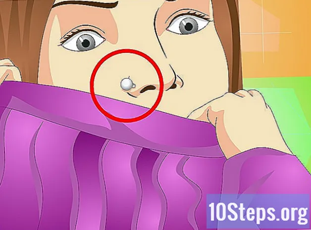 Cómo limpiar un anillo de nariz