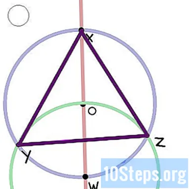Kuidas ehitada ringi sisse kirjutatud võrdkülgne kolmnurk - Knowledges