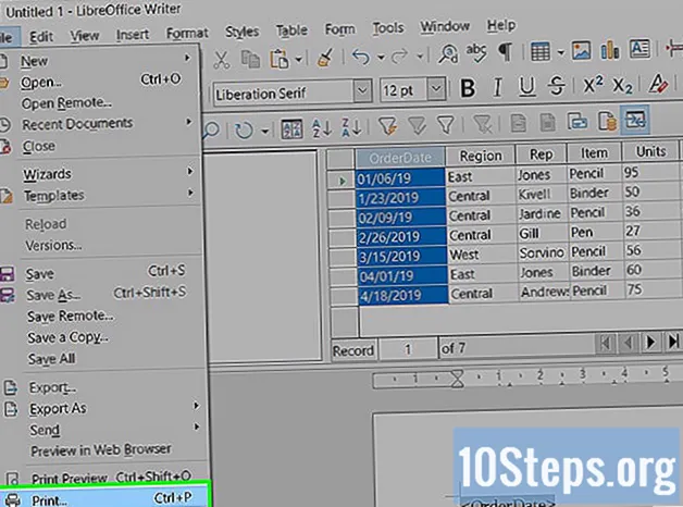 LibreOffice-laskentataulukon muuntaminen tietokantaan postin yhdistämistä varten